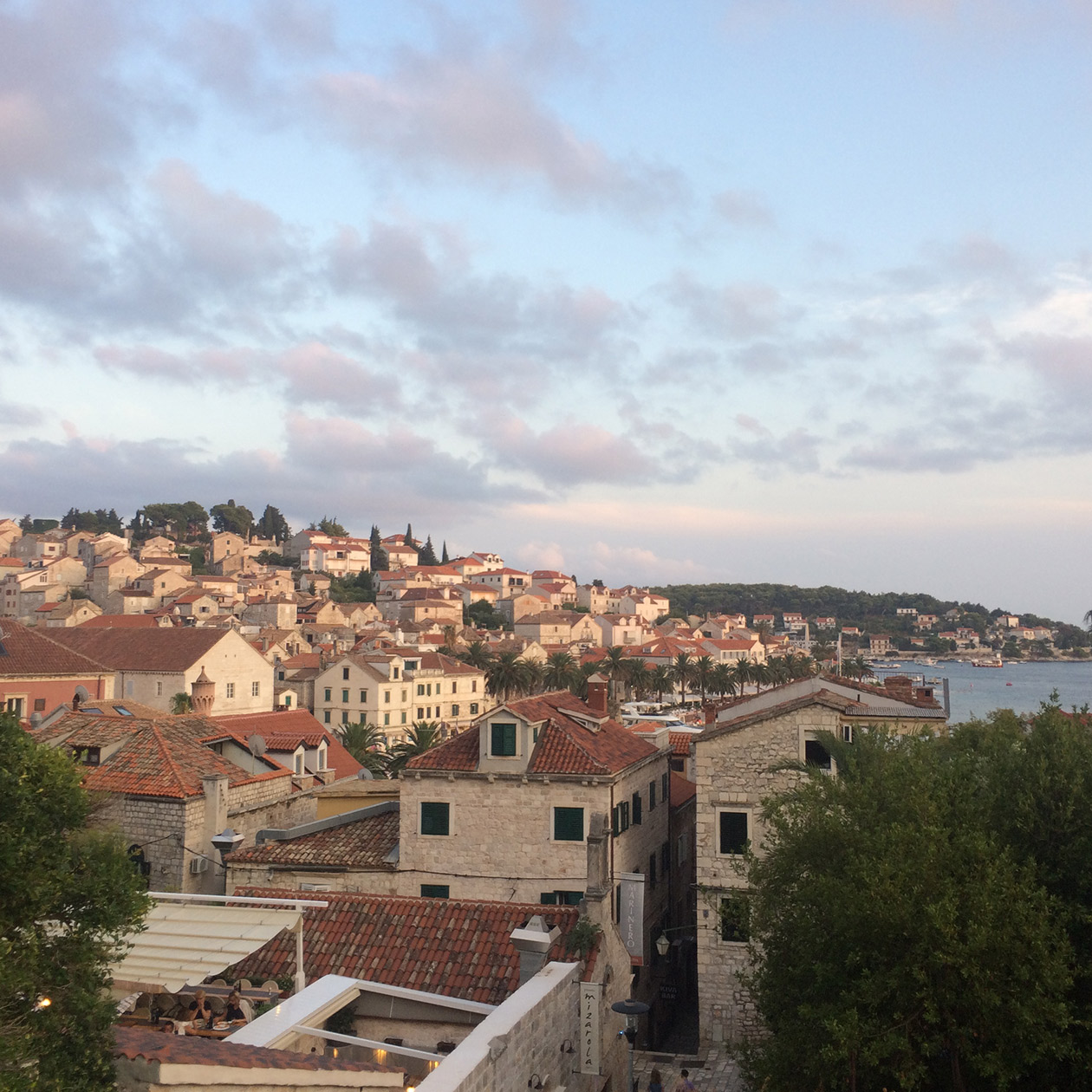 Hvar city walk love life island croatia travel