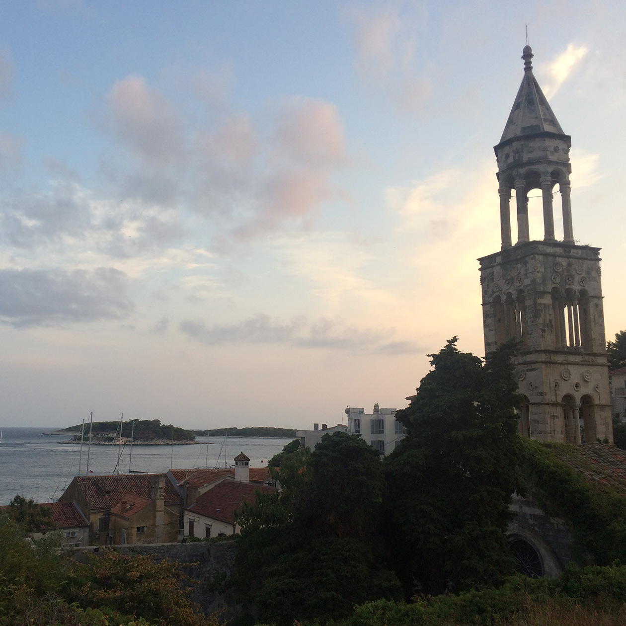 church hvar city god travel island croatia