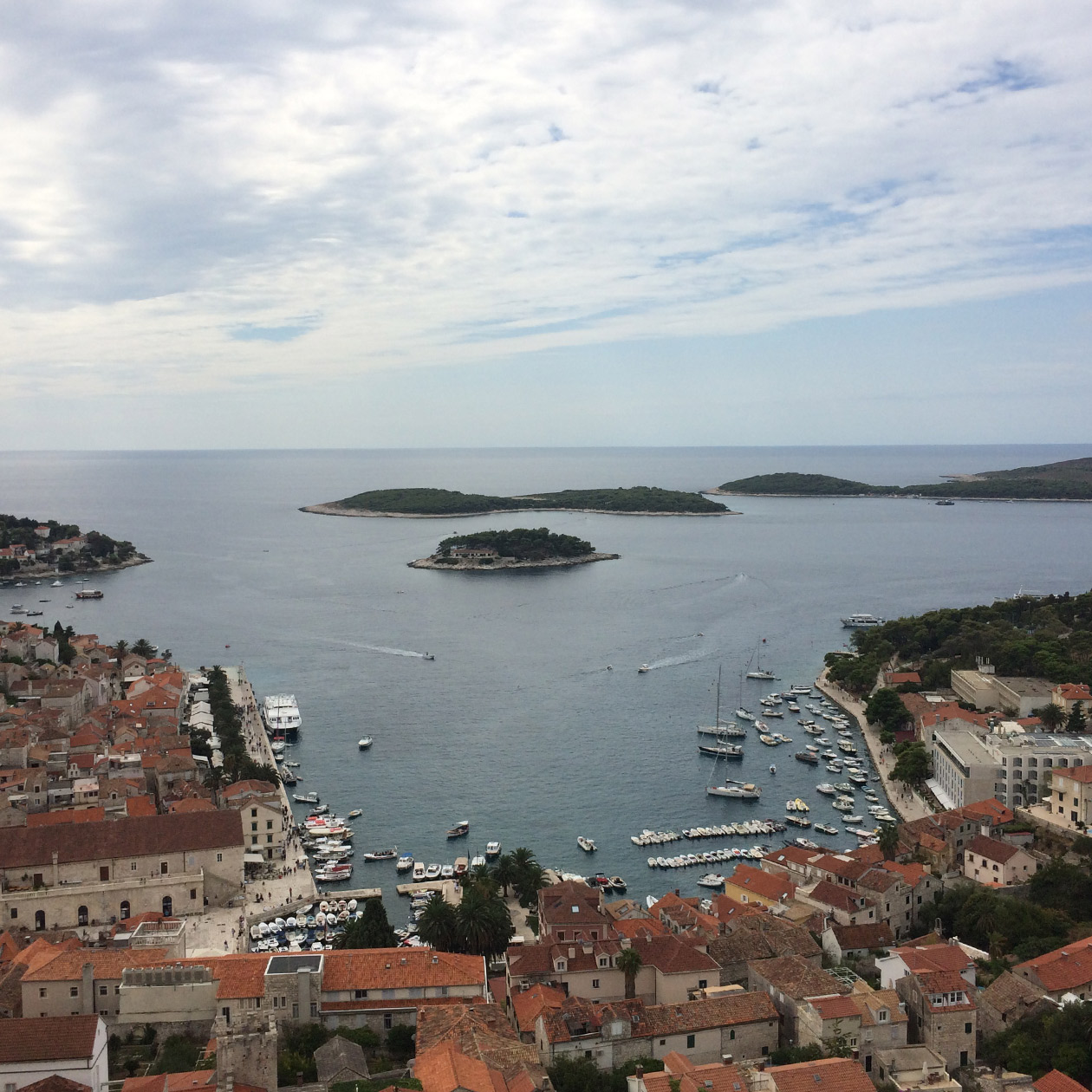 island beach travel croatia hvar city