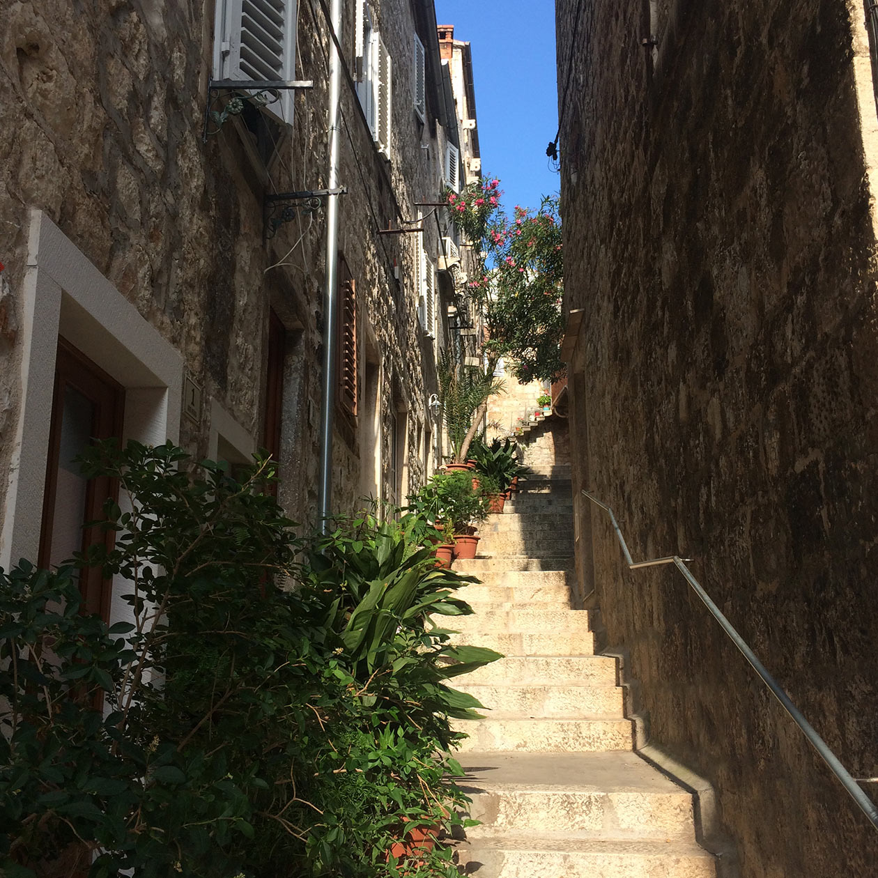 Hvar city walk love life island croatia travel