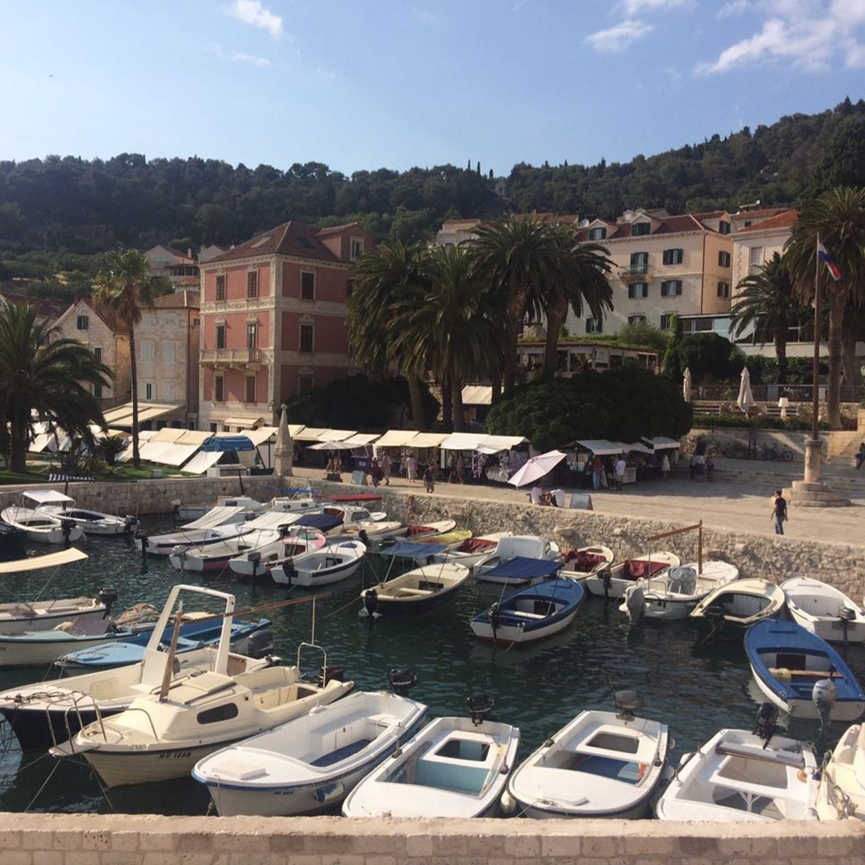 Hvar City port boats sail sea life love ocean island croatia travel