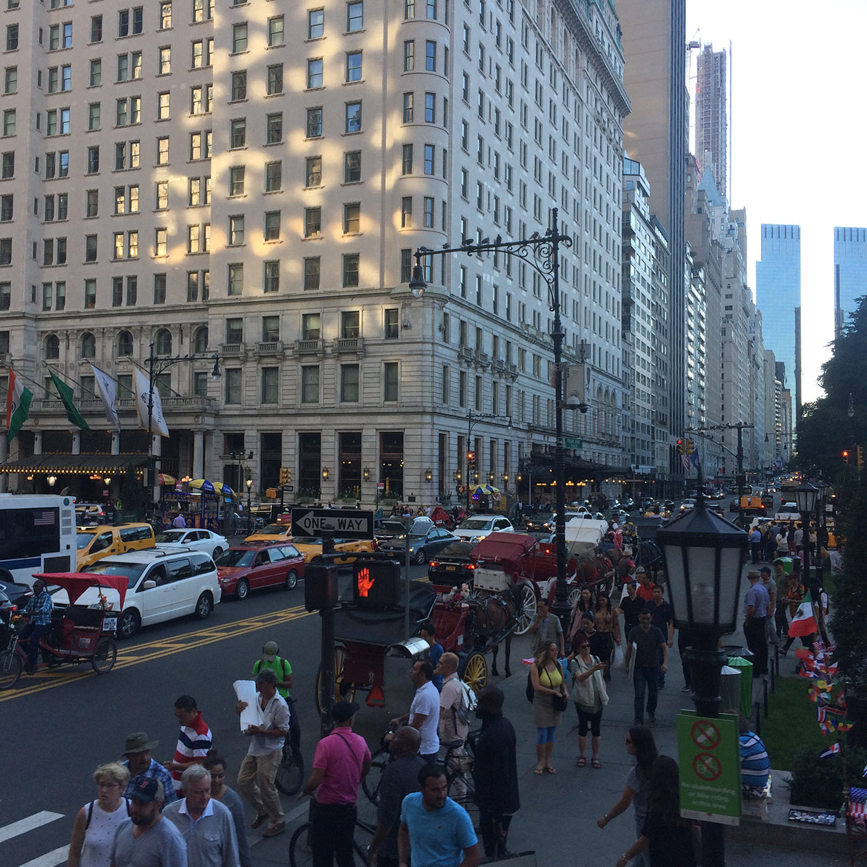 Plaza Hotel central park manhattan nyc new york city usa travel skyline metropole sightseeing