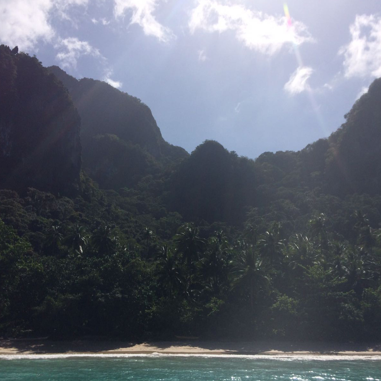 Beach El Nido Palawan jungle island travel
