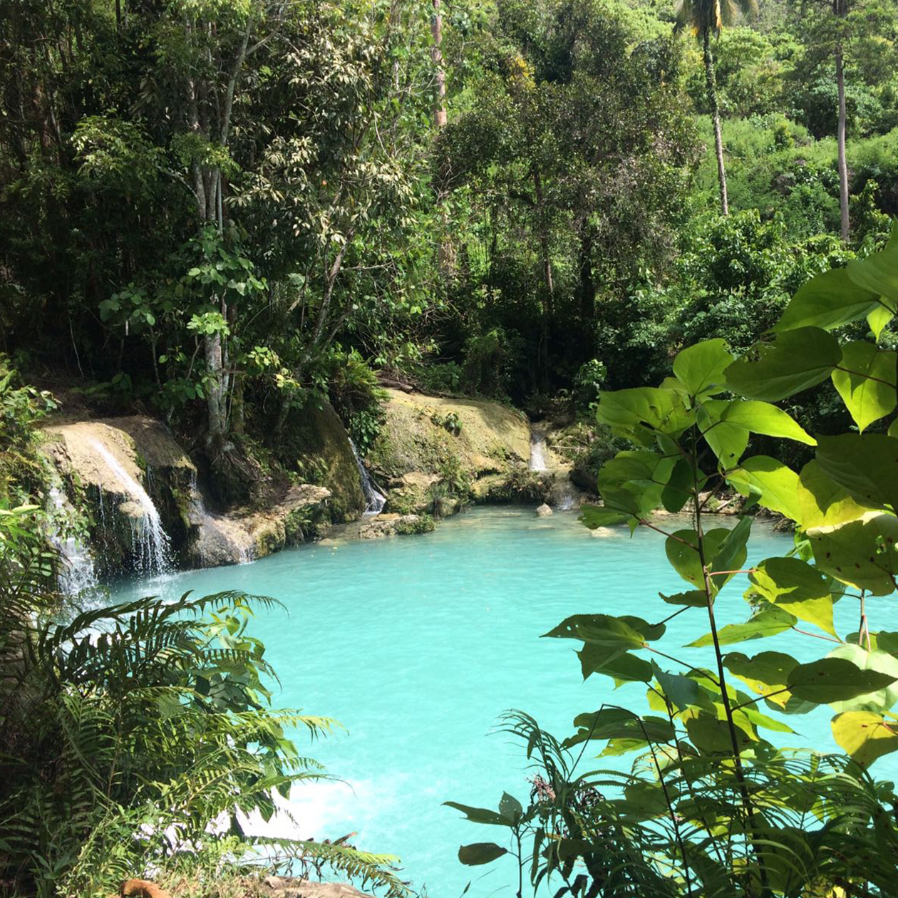 waterfall lagoon siquijor philippines travel
