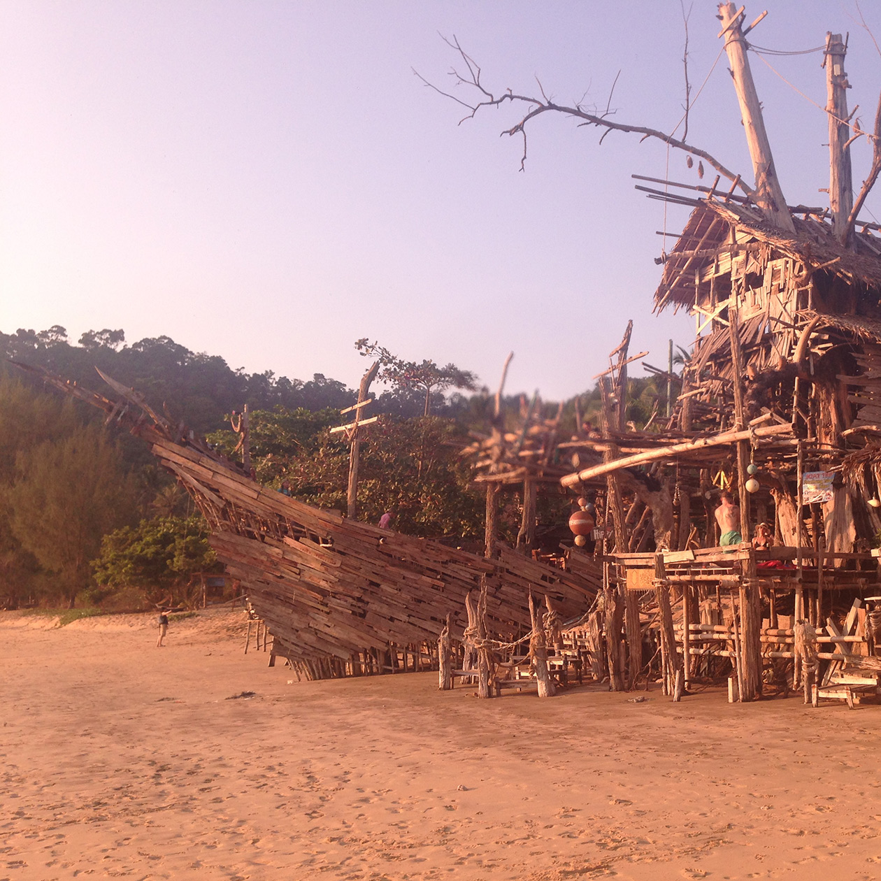 Hippie Bar Buffalo Bay Khao Kwai beach Koh Payam island travel thailand