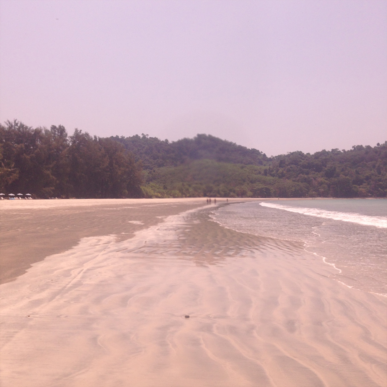 Long beach Koh Phayam island travel Thailand 